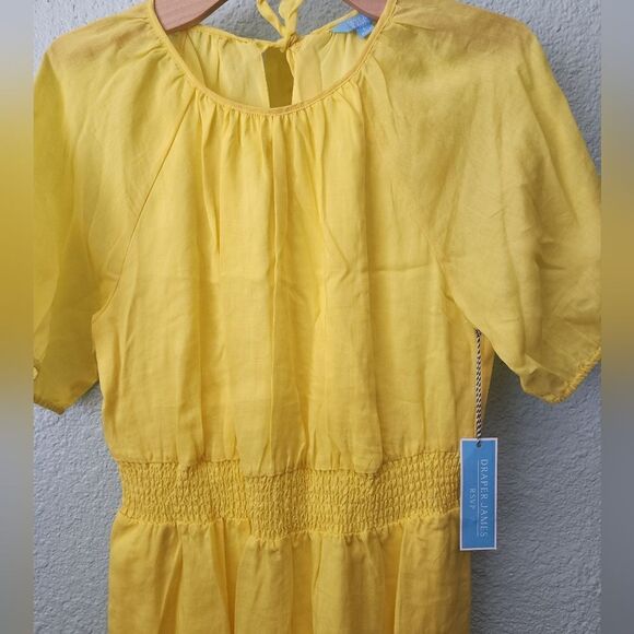 Draper James summer dress linen tencel blend new with tags - Picture 9 of 11